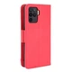 Чехол-книжка с кармашками Deexe Wallet Stand для OPPO Reno 5 Lite - Red - изображение 3