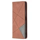 Чехол UniCase Geometric Pattern для Xiaomi Redmi Note 10 Pro - Coffee - изображение 4