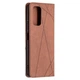 Чехол UniCase Geometric Pattern для Xiaomi Redmi Note 10 Pro - Coffee - изображение 5
