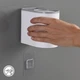 Набор аксессуаров для ванной комнаты MBM MY HOME MVM-MH-07 WHITE/GRAY белый/серый - изображение 9