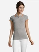 Поло женское Sol's Pasadena Women 00578932 2XL Серое с оранжевым (3660731138600) - изображение 1