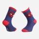Дитячі шкарпетки бавовняні для хлопчиків Disney Spiderman 43890147-8 19-22 Сині (3349610003610) - зображення 1