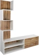 Стенка DC Afina 1600х352х1730 мм Дуб Тахо/Белый ordf (DC118392) - изображение 3