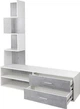 Стенка DC Afina 1600х352х1730 мм Монолит/Белый ordf (DC117708) - изображение 6
