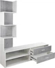 Стенка DC Afina 1600х352х1730 мм Монолит/Белый ordf (DC117708) - изображение 7