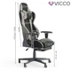 Геймерське крісло, Vicco Alpha, чорно-сіре - зображення 4