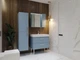 Зеркальный шкаф JUVENTA Manhattan MnhM-70 голубой - изображение 2