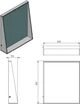 Зеркало JUVENTA Manhattan MnhM-60 70х60 см с LED-подсветкой белое - изображение 4