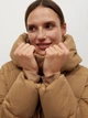 Пуховик зимний женский Mango 77987602-09 L Коричневый (8445156757996) - изображение 4