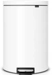 Відро для сміття Brabantia Pedal Bin FlatBack 40 л Біле (485244) - зображення 2