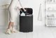Відро для сміття Brabantia Bo Pedal Bin двосекційне 2х30 л Чорне матове (211508) - зображення 7