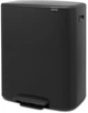Відро для сміття Brabantia Bo Pedal Bin 60 л Чорне матове (211362) - зображення 3