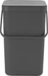 Ведро мусорное Brabantia Sort & Go 25 л Серое (129940) - изображение 1