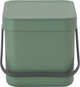 Ведро мусорное Brabantia Sort & Go 6 л Темно-зеленое (129841) - изображение 1