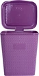 Корзина для порошка Violet House с крышкой Виолетта 28 х 21.5 х 24 см Plum (0028 Виолетта PLUM) - изображение 2