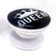 Держатель (попсокет) для телефона Queen черно-белый - изображение 2