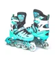 Роликовые коньки детские раздвижные Scale Sports MINT LF 905 Мятные размер 29-33 передние колеса СВЕТЯТСЯ - изображение 2