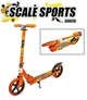 Двухколесный самокат Scooter 460 Orange складной на больших колесах 20 см (1843493908) - изображение 1
