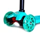 Самокат детский трехколесный MAXI Scooter Бирюзовый Светящиеся колеса Съемный руль - изображение 2