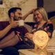 Лампа Луна 3D Moon Lamp со встроенным аккумулятором разноцветная Настольный светильник луна Magic 3D Moon Light - изображение 4
