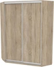 Шафа-купе Кутовий БУДИНОК ВУ1300 Дуб сонома ДСП 130x130x240 - зображення 1