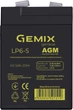 Акумуляторна батарея Gemix 6V 5Ah AGM (LP6-5) - зображення 1