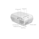 Портативный проектор YG320 Mini мультимедийный с динамиком White - изображение 5