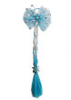 Коса Эльзы с бантом на резинке 1147-light blue голубой цвет - изображение 1