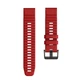 Ремінець для Garmin Fenix 6/ 8-47 мм/ 7 Pro/ 7/ 5 Plus/ 5/ Forerunner 970/ 965/ 955/ 945/ Tactix 8 - 47 мм/ Epix Pro 2 - 47 мм/ Instinct/ Marq 2/ Quatix - Red QuickFit Silicone 010-70002-09 - зображення 1