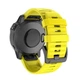 Ремінець для Garmin Fenix 6/ 8-47 мм/ 7 Pro/ 7/ 5 Plus/ 5/ Forerunner 970/ 965/ 955/ 945/ Tactix 8 - 47 мм/ Epix Pro 2 - 47 мм/ Instinct/ Marq 2/ Quatix - Yellow QuickFit Silicone 010-70002-12 - зображення 3