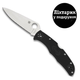 Нож Spyderco Endura Black FRN, Flat Graund C10FPBK - изображение 1