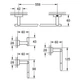 Набор аксессуаров для ванной комнаты GROHE Essentials Cube хром 40778001 - изображение 2