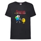 Футболка детская Время Приключений 0017 (Adventure Time) черная (ADT blc 0017) 164 см - изображение 1