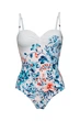 Купальник слитный push up Marc & Andre 42D/S Белый микс (70964) - изображение 2
