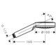 Ручна лійка Hansgrohe Crometta 100 1jet (26331400) хром - зображення 2