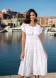 Пляжное платье с вышивкой и кружевом Fresh Cotton 21F-040C 46(L) Белый - изображение 1