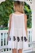 Женское платье с вышивкой Fresh Cotton 21F-014C One Size Белый - изображение 2