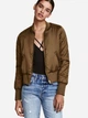 Бомбер женский H&M 0314522_корич 32 Коричневый (LD2000000853116_KAY2000000853116) - изображение 1