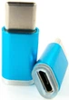 Адаптер Dengos USB Type-C - Micro USB Blue (ADP-007) - зображення 4