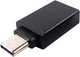 Адаптер Dengos USB Type-C - USB Black (ADP-009) - зображення 1