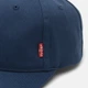 Кепка чоловіча Levi's Classic Twill Red Tab Baseball Cap 77136-0155 One Size Navy Blue (7613267725413) - зображення 3
