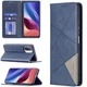 Чохол-книжка з кишеньками UniCase Geometric Pattern для Xiaomi Poco F3 / Redmi K40 / Redmi K40 Pro / Mi 11i - Blue - зображення 1