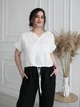 Льняные брюки Палаццо черные L - linen island (132006) - изображение 5