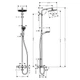 Душевой гарнитур Hansgrohe Crometta S 240 Showerpipe (27320000) хром - изображение 2