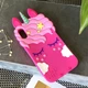 Чехол 3D Toy для Iphone XS Max бампер резиновый Единорог Pink - изображение 2