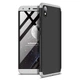 Чехол GKK 360 для Xiaomi Redmi 7A бампер противоударный Black-Silver - изображение 2