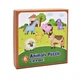 Дерев'яний пазл гра Тварини Animal Puzzle 6 in a box 36 елементів - зображення 1