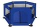 Манеж детский текстильный Malatec 125 × 65 см синий 8495 - изображение 2