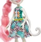 Кукла Mattel Энчантималс Белый тигр Тэдли и Китти Enchantimals Tadley Tiger Doll and Kitty Animal Friend (GFN57) - изображение 3