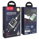 Мережевий зарядний пристрій HOCO N1 Ardent single port charger Micro USB cable 12W Black - зображення 9
